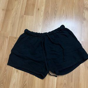 MNML Black Sweat Shorts Size L